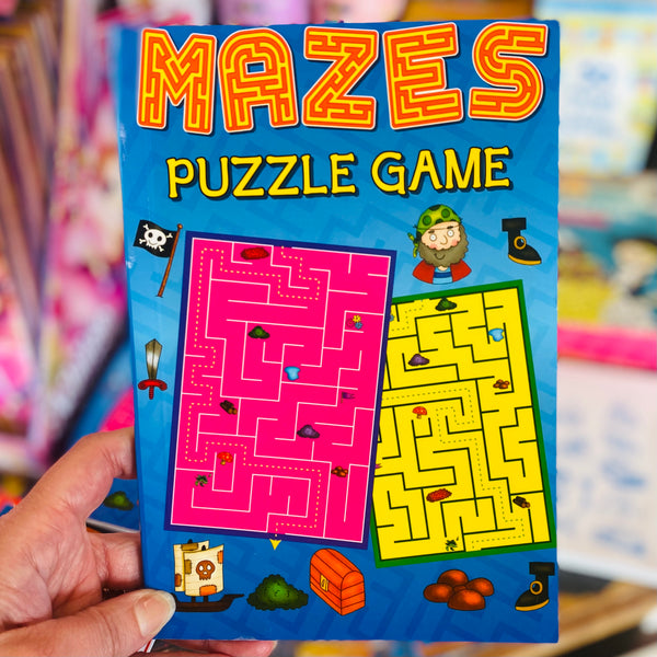 Mazes Puzzle Game Book