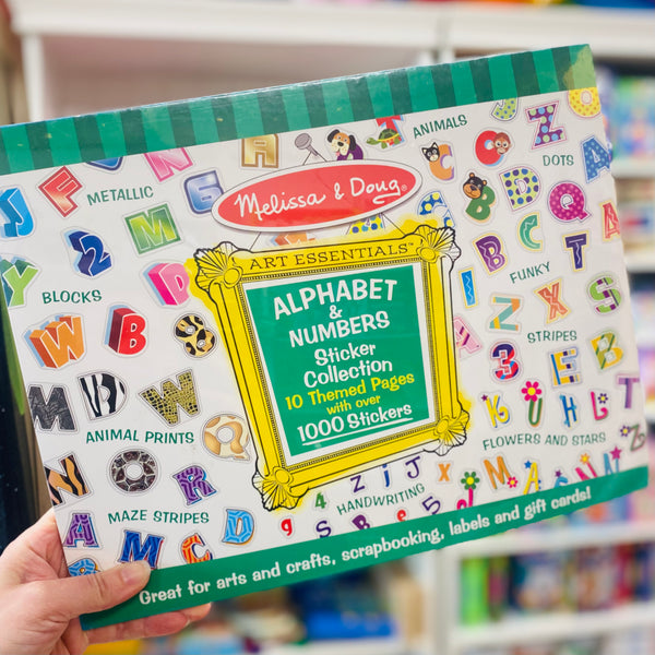 Alphabet & Numbers 1000 Sticker Collection- Melissa & Doug