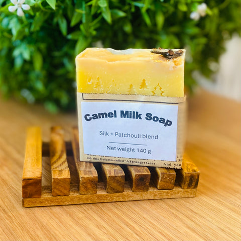 Long & Evie Mei - Silk & Patchouli Blend Camel Milk Soap 140g