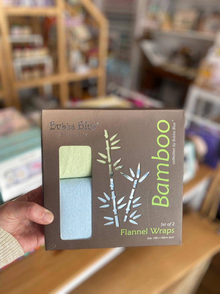 Bubba Blue - Bamboo Set of 2 Flannel Wraps
