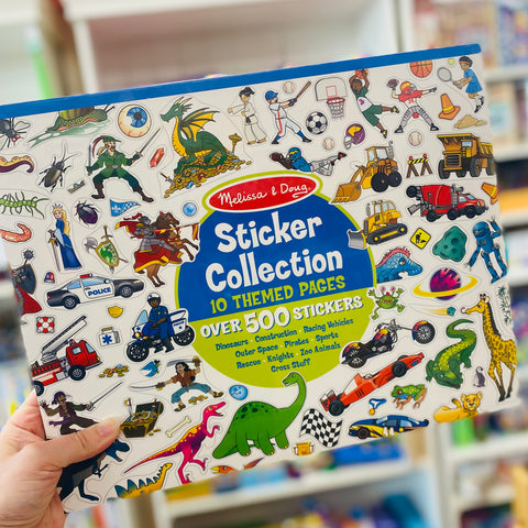 Sticker Collection 10 Themed Pages Over 500 Stickers - Melissa & Doug