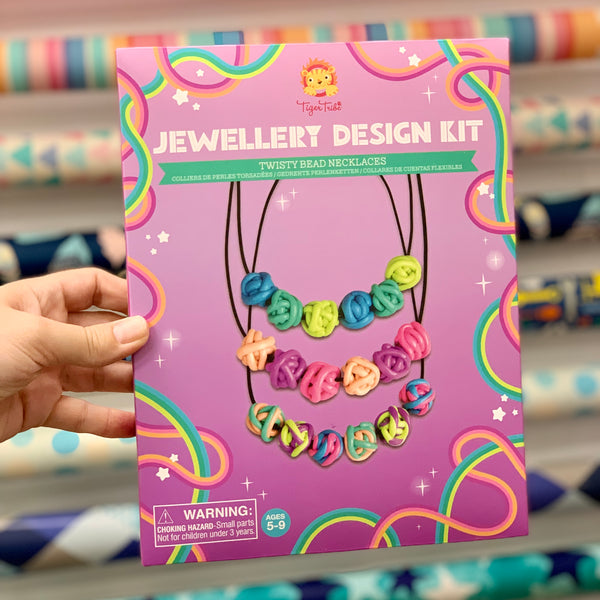 Jewellery Design Kit -Twisty Beads Necklace