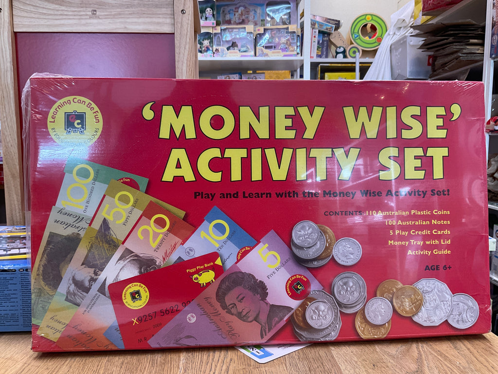 Money wise activity set - educational colours