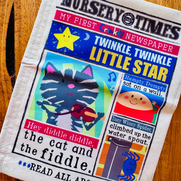 Nursery Times Crinkly Newspaper - Twinkle, Twinkle Little Star