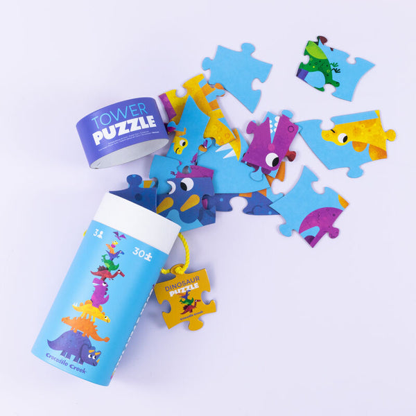 Tower Puzzle - Dinosaur Stack 30 pc