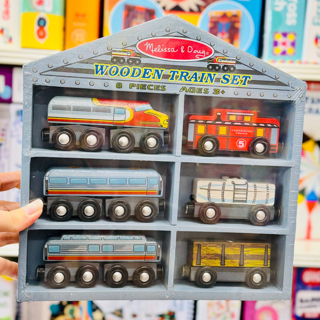 Wooden Train Set - Melissa & Doug