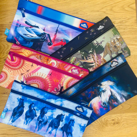 Spencil - Twin Zip Pencil Case