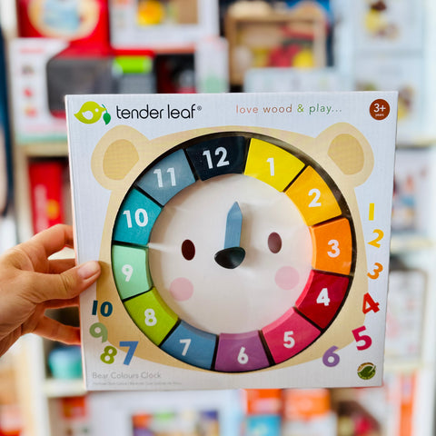 Tender Leaf Toys- Bear Colours Clock