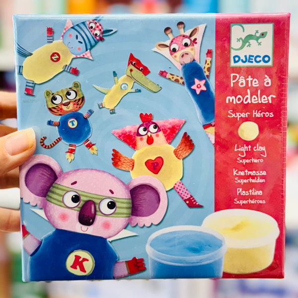 Super Hero’s Light Clay - Djeco