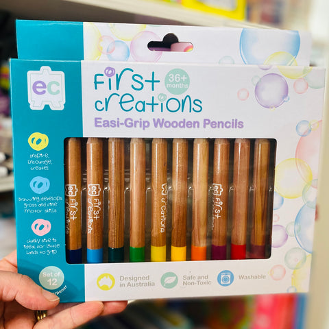 First Creations - Easi-Grip Wooden Pencils
