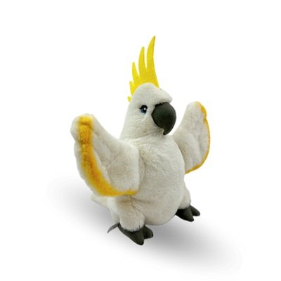 ECO COCKATOO PUPPET - 25CM