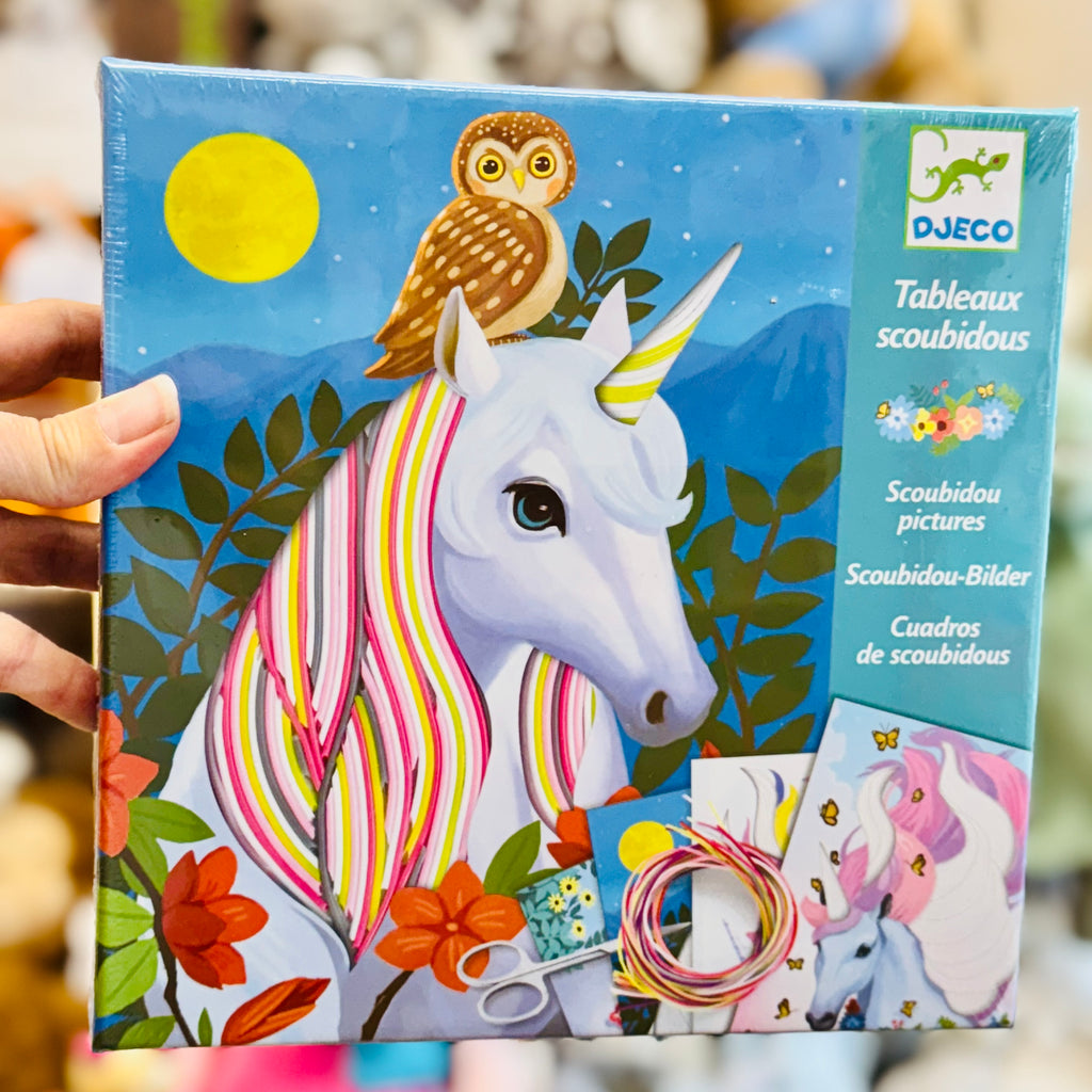 Tableaux Scoubidous - Unicorn Craft - Djeco