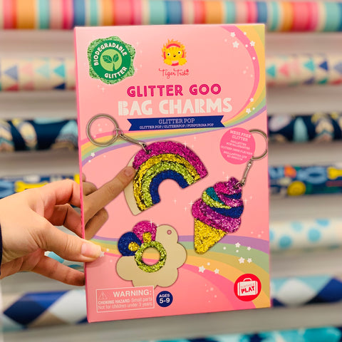 Glitter Goo Bag Charms - Glitter Pop