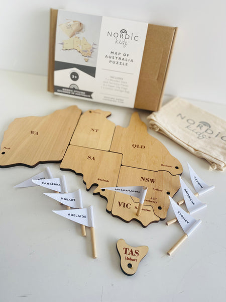 Nordic Kids - Map of Australia Puzzle