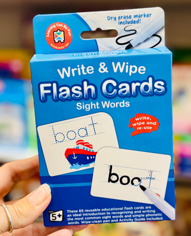 Write & Wipe Flash Cards - Sight Words