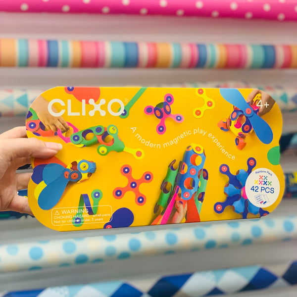 Clixo - Magnetic Play : Rainbow Pack 42 pcs