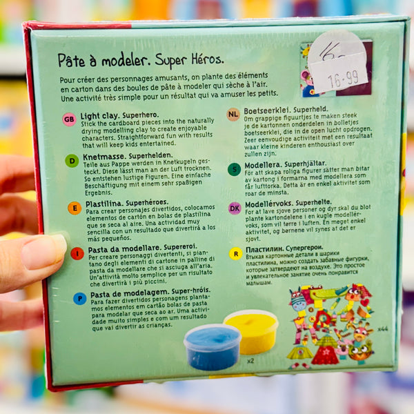 Super Hero’s Light Clay - Djeco