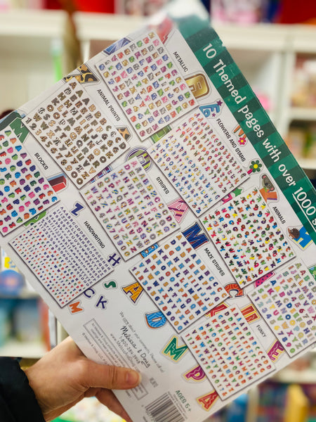 Alphabet & Numbers 1000 Sticker Collection- Melissa & Doug