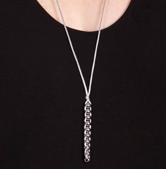 NECKLACE Silver Caterpillar by Kaiko