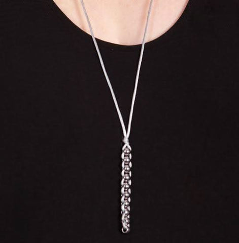 NECKLACE Silver Caterpillar by Kaiko