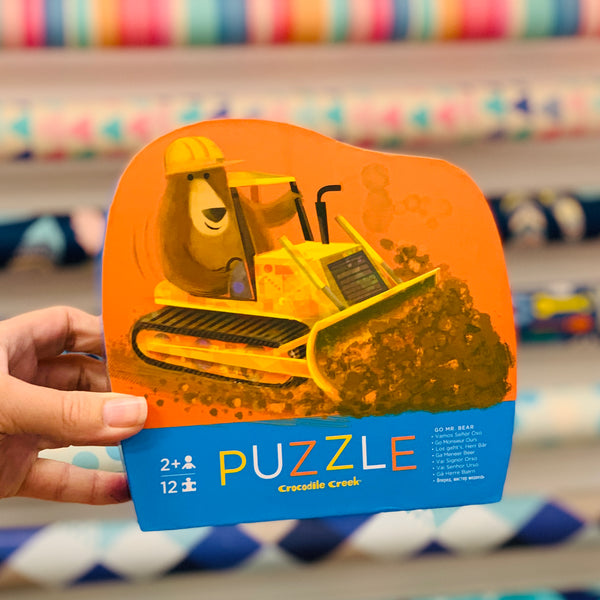 Mini Puzzle - 12pc Go Mister Bear
