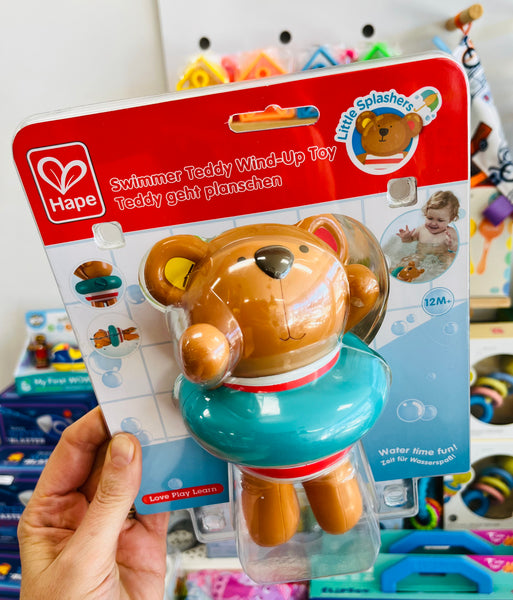 Swimmer Teddy Wind-Up Toy