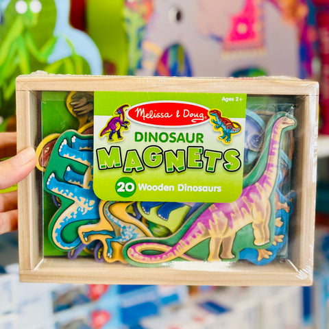 Melissa & Doug - Wooden Magnets - Dinosaurs