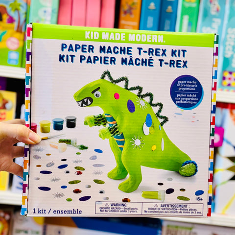 Paper Mache - T-Rex Kit - Kid Made Modern