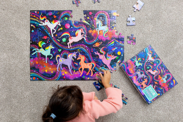 Holographic Puzzle 100 pc - Unicorn Galaxy