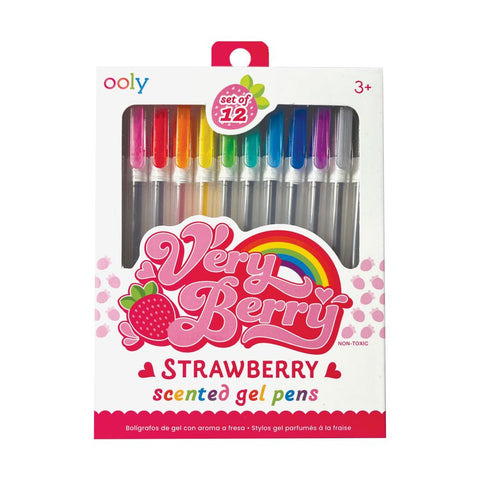 Ooly- Very Berry Strawberry Scented Gel Pens