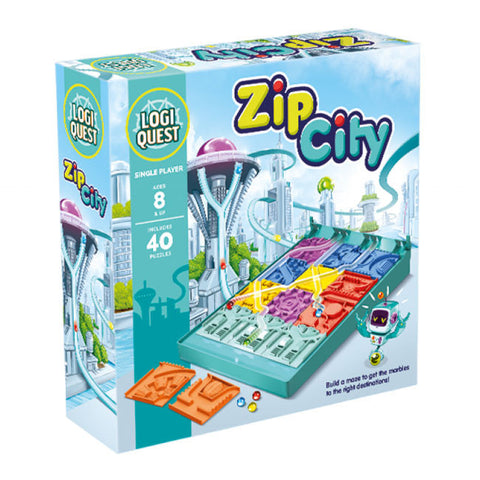 Logiquest - Zip City Logic Puzzle
