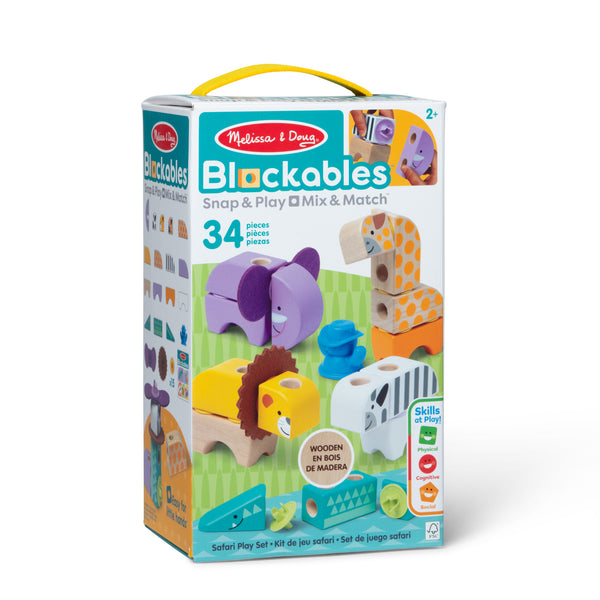 Melissa & Doug - Blockables Safari Play Set