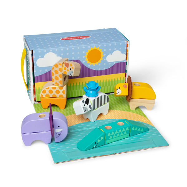 Melissa & Doug - Blockables Safari Play Set