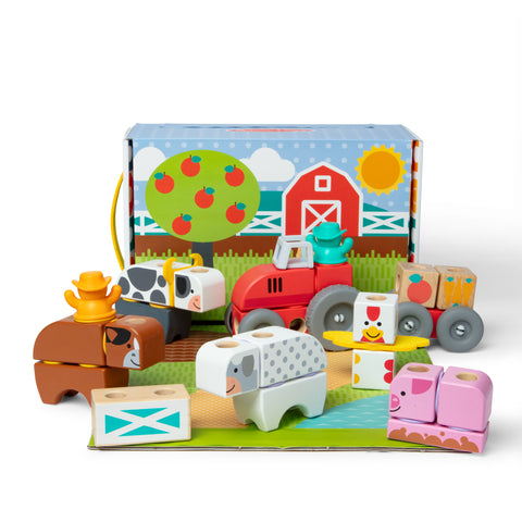 Melissa & Doug - Blockables Farm Play Set