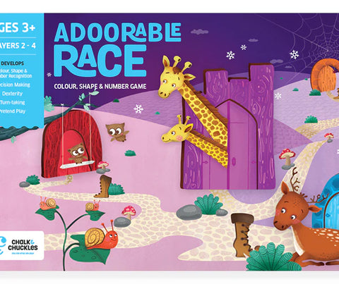 Adoorable Race - Colour, Shape & Number Game