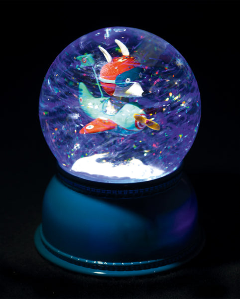Aeroplane Night Light - Snow Globe