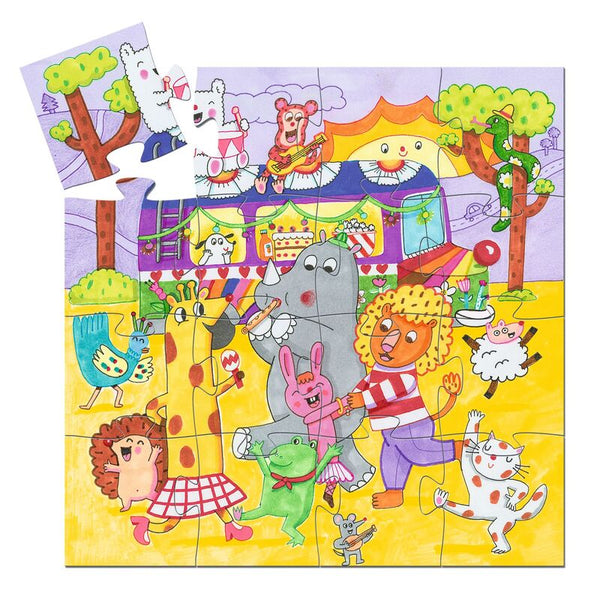 The Rainbow Bus 16pc Silhouette Puzzle