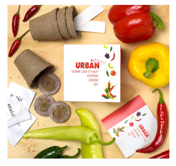 Urban Greens - Some Like It Hot - Grow Your Own Pepper Garden Kit