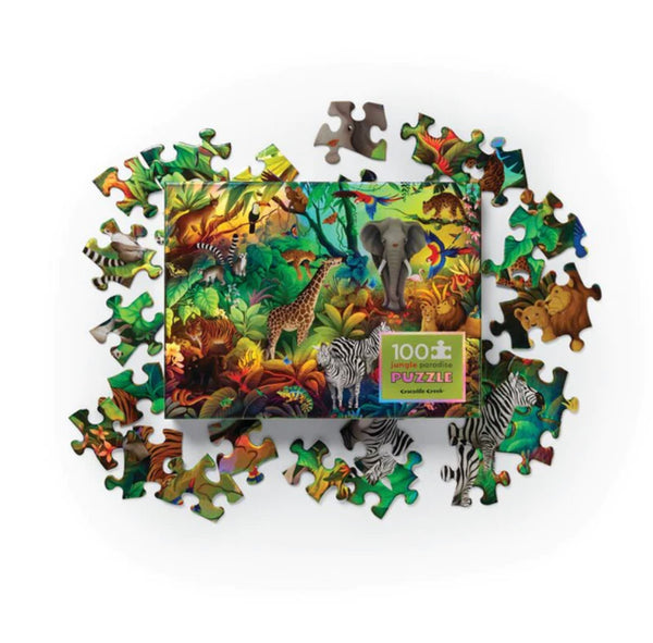 Holographic Puzzle 100 pc - Jungle Paradise