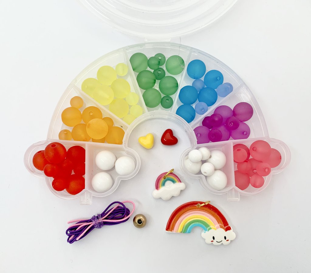 Red Bobble BIY Cloudy Rainbow Bobble It Yourself Kit