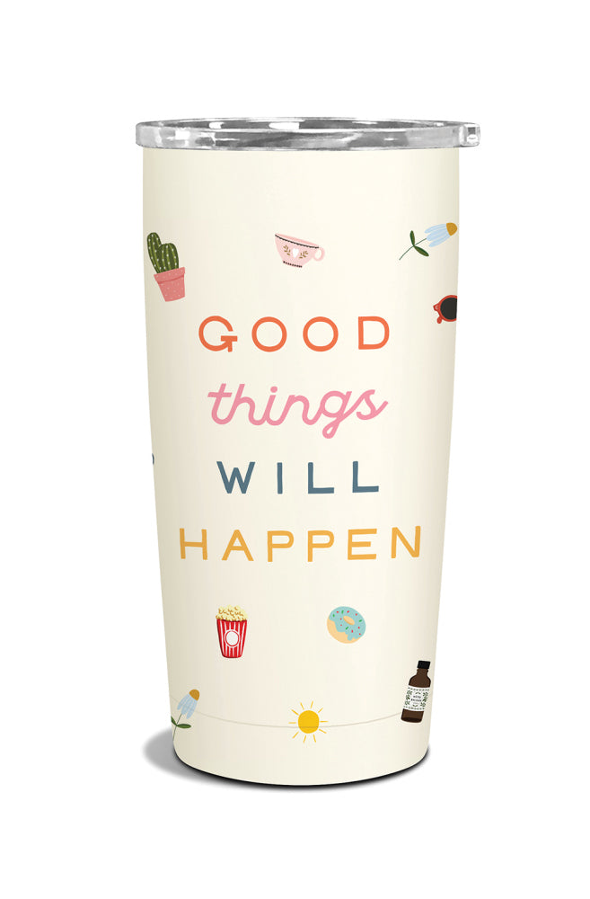Insulated Stainless Steel Tumbler/Travel Mug – Good Things Will Happen