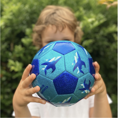 Glitter Soccer Ball - Shark City (Size 3)