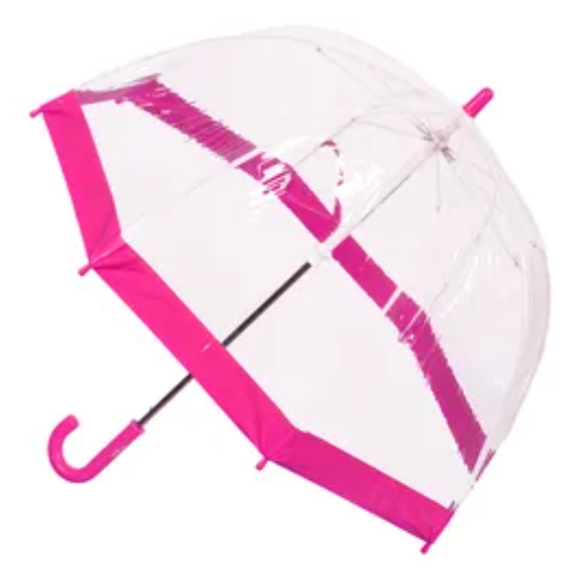 Kids Birdcage Umbrella - Pink Border