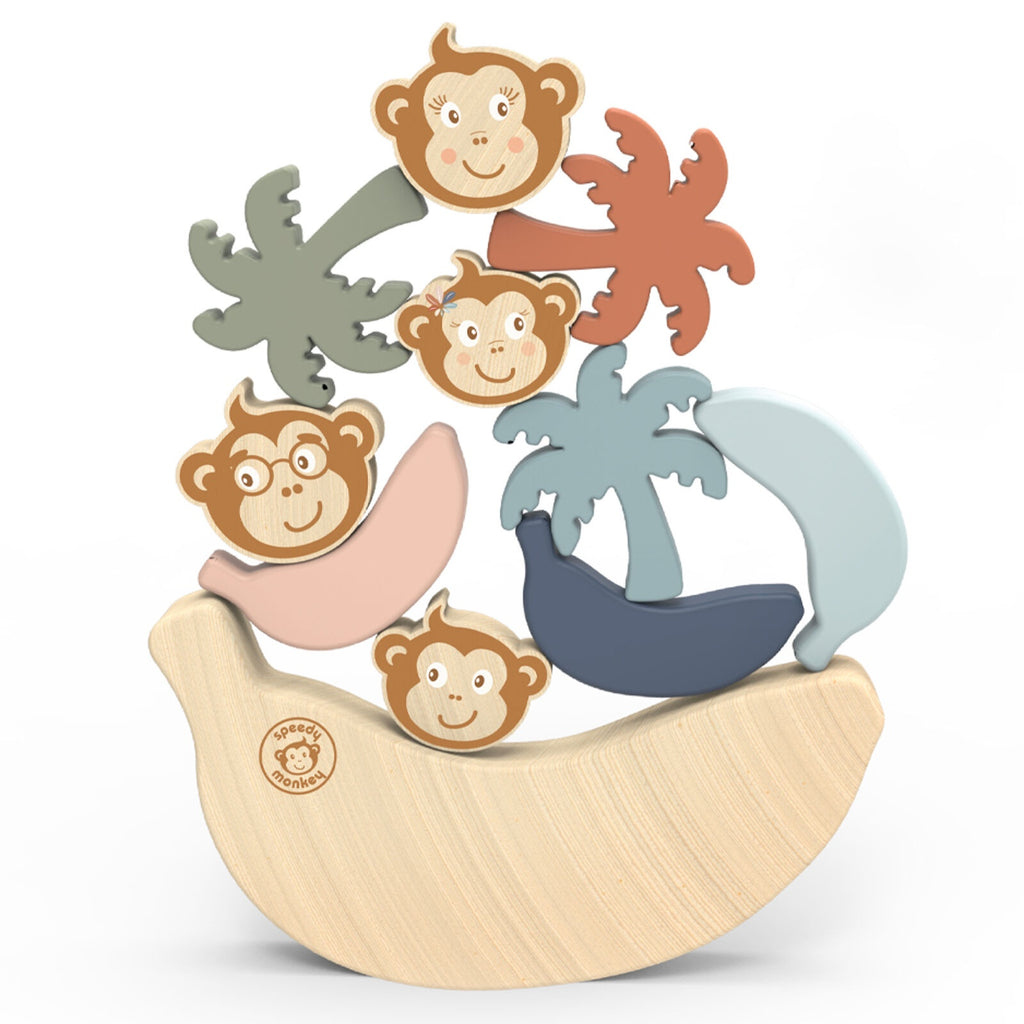 Monkey Wooden Balance Game - See Saw puzzle
