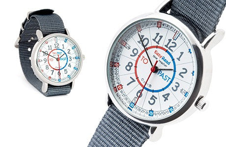Easyread Time Teacher Watch - Blue Red Face