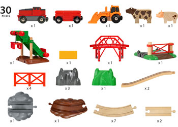 Brio - Animal Farm Set-33984 (JG)