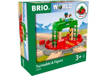 BRIO Tracks - Turntable & Figure, 2 pieces- 33476