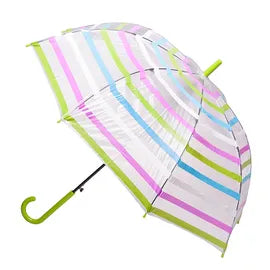 Umbrella - Adult Auto PVC  Multi Stripes
