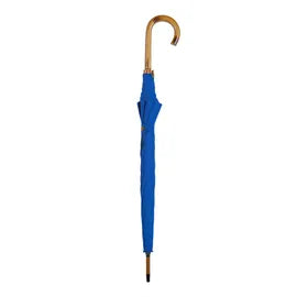 Umbrella - Adult Wood Shaft Handle- Royal Blue
