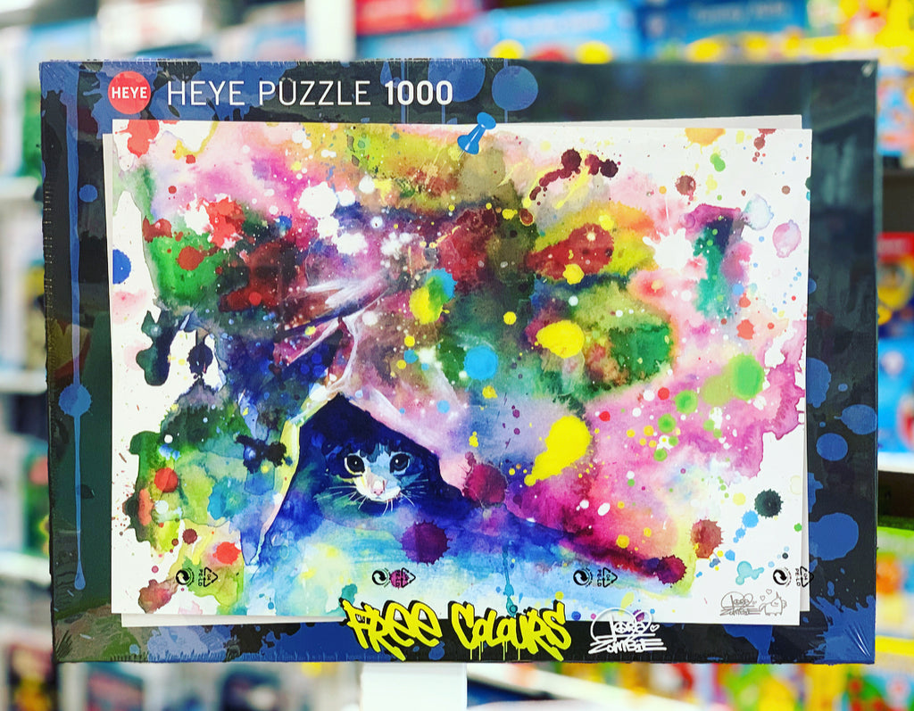 Heye Puzzle 1000 pc - Free Colours Meow
